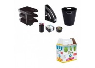 Set birou 8 piese Negru